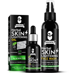 Muuchstac Men’s Herbal Skin Lightening Oil & Haldi Enriched Face Wash