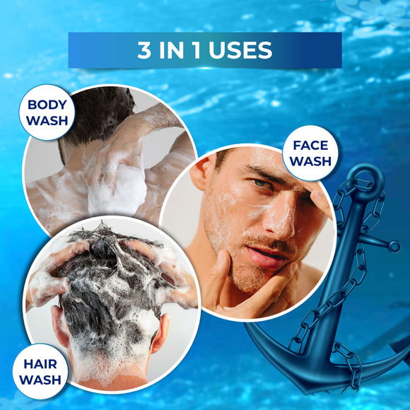 Muuchstac Ocean 3in1 Body Wash for Men