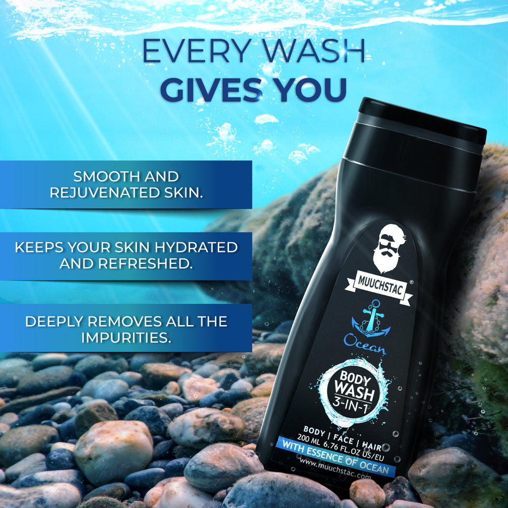 Muuchstac Ocean 3in1 Body Wash for Men