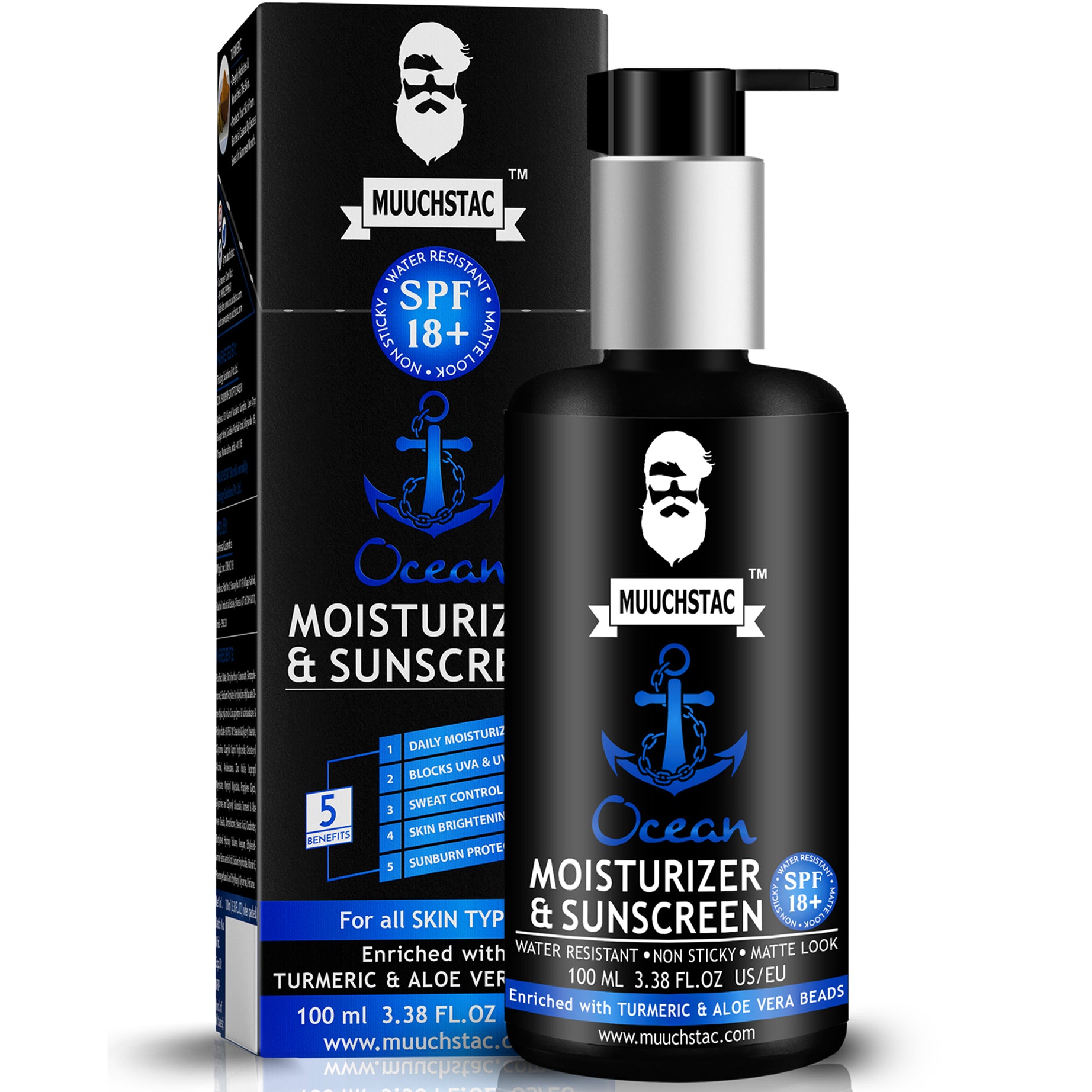 Muuchstac Ocean Moisturizer & Sunscreen for Men